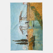 ビンセント・ヴァン・ゴッホ – アルズのラングロス橋#3 キッチンタオル (縦)