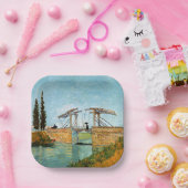 ビンセント・ヴァン・ゴッホ – アルズのラングロス橋#3 ペーパープレート (パーティー)