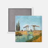ビンセント・ヴァン・ゴッホ – アルズのラングロス橋#3 マグネット (正面/裏面)