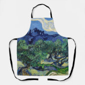 ビンセント・ヴァン・ゴッホ – アルピレスとオリーブの木 エプロン (正面)