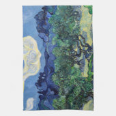 ビンセント・ヴァン・ゴッホ – アルピレスとオリーブの木 キッチンタオル (縦)