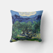 ビンセント・ヴァン・ゴッホ – アルピレスとオリーブの木 クッション (裏面)