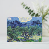 ビンセント・ヴァン・ゴッホ – アルピレスとオリーブの木 サンキューカード (スタンド正面)