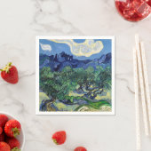 ビンセント・ヴァン・ゴッホ – アルピレスとオリーブの木 スタンダードカクテルナプキン (インサイチュ)