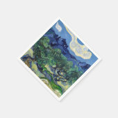 ビンセント・ヴァン・ゴッホ – アルピレスとオリーブの木 スタンダードカクテルナプキン (角)