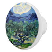 ビンセント・ヴァン・ゴッホ – アルピレスとオリーブの木 セラミックノブ (右)