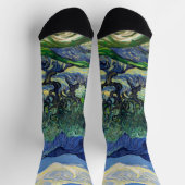 ビンセント・ヴァン・ゴッホ – アルピレスとオリーブの木 ソックス (上部)