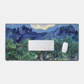 ビンセント・ヴァン・ゴッホ – アルピレスとオリーブの木 デスクマット (キーボード&マウス)