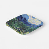 ビンセント・ヴァン・ゴッホ – アルピレスとオリーブの木 ペーパープレート (傾斜あり)