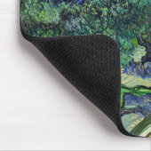 ビンセント・ヴァン・ゴッホ – アルピレスとオリーブの木 マウスパッド (コーナー)