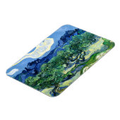 ビンセント・ヴァン・ゴッホ、アルピレスとオリーブの木 マグネット (左側)