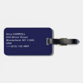 ビンセント・ヴァン・ゴッホ – アルピレスとオリーブの木 ラゲッジタグ (裏面横)