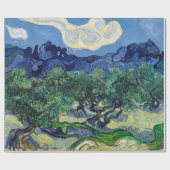 ビンセント・ヴァン・ゴッホ – アルピレスとオリーブの木 ラッピングペーパー (フラット)