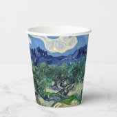 ビンセント・ヴァン・ゴッホ – アルピレスとオリーブの木 紙コップ (裏面)