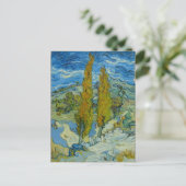 ビンセント・ヴァン・ゴッホ、アルピレスの2つのポプラ ポストカード (スタンド正面)