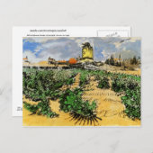 ビンセント・ヴァン・ゴッホ・アルフォンス・ドーデット工場 ポストカード (正面/裏面)