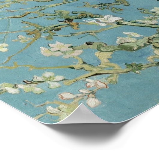 ビンセント・ヴァン・ゴッホ – アーモンドの木の花 ポスター (角)