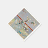 ビンセント・ヴァン・ゴッホ – アーモンド・ブランチ・イン・ア・ガラス スタンダードカクテルナプキン (角)