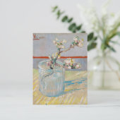 ビンセント・ヴァン・ゴッホ – アーモンド・ブランチ・イン・ア・ガラス ポストカード (スタンド正面)