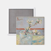 ビンセント・ヴァン・ゴッホ – アーモンド・ブランチ・イン・ア・ガラス マグネット (正面/裏面)