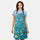 ビンセント・ヴァン・ゴッホ・アーモンド・ブロッサム エプロン (着用した状態)