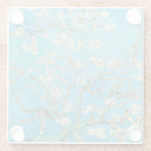 ビンセント・ヴァン・ゴッホ – アーモンド・ブロッサム ガラスコースター (裏面)