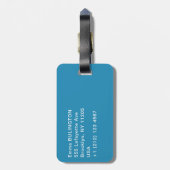 ビンセント・ヴァン・ゴッホ – アーモンド・ブロッサム ラゲッジタグ (裏面縦)