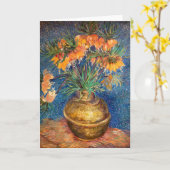 ビンセント・ヴァン・ゴッホ – インペリアル・フリティリャーズ カード (黄色い花)