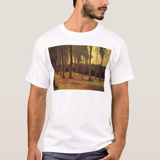 ビンセント・ヴァン・ゴッホ・ウッズの端 Tシャツ (正面)