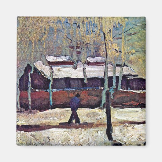 ビンセント・ヴァン・ゴッホ – エインドホーフェンの旧駅 マグネット (正面)