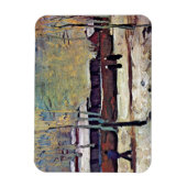 ビンセント・ヴァン・ゴッホ – エインドホーフェンの旧駅 マグネット (縦)