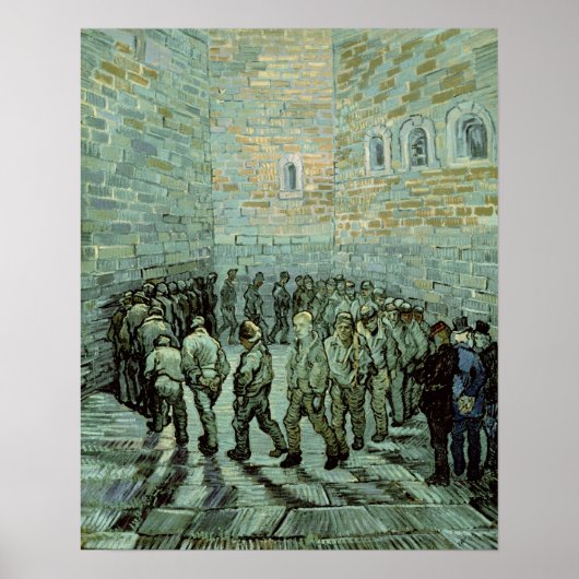 ビンセント・ヴァン・ゴッホ |エクササイズヤード ポスター (正面)