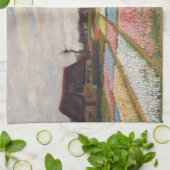 ビンセント・ヴァン・ゴッホ – オランダの花壇 キッチンタオル (折り畳み)