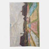 ビンセント・ヴァン・ゴッホ – オランダの花壇 キッチンタオル (縦)