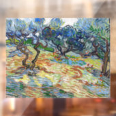 ビンセント・ヴァン・ゴッホ – オリーブの木：明るい青の空 ウィンドウサイン (シート2)