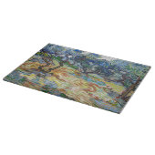 ビンセント・ヴァン・ゴッホ – オリーブの木：明るい青の空 カッティングボード (角)