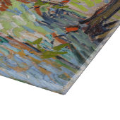 ビンセント・ヴァン・ゴッホ – オリーブの木：明るい青の空 カッティングボード (角)