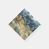 ビンセント・ヴァン・ゴッホ – オリーブの木：明るい青の空 スタンダードカクテルナプキン (角)