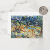 ビンセント・ヴァン・ゴッホ – オリーブの木:明るい青の空 ノートカード (正面/裏面インサイチュ)