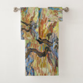 ビンセント・ヴァン・ゴッホ – オリーブの木：明るい青の空 バスタオルセット (インサイチュ)