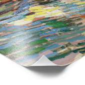 ビンセント・ヴァン・ゴッホ – オリーブの木：明るい青の空 フォトプリント            (角)