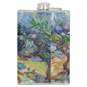 ビンセント・ヴァン・ゴッホ – オリーブの木：明るい青の空 フラスク (裏面)