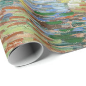 ビンセント・ヴァン・ゴッホ – オリーブの木：明るい青の空 ラッピングペーパー (ロールコーナー)