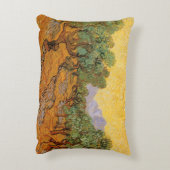 ビンセント・ヴァン・ゴッホ – オリーブの木,黄色の空と太陽 アクセントクッション (裏面(縦))
