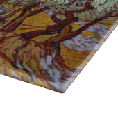 ビンセント・ヴァン・ゴッホ – オリーブの木，黄色の空と太陽 カッティングボード (角)