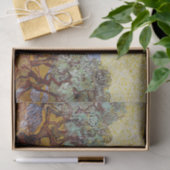 ビンセント・ヴァン・ゴッホ – オリーブの木,黄色の空と太陽 薄葉紙 (ギフト)