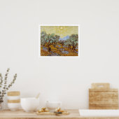 ビンセント・ヴァン・ゴッホ |オリーブの木, 1889 ポスター (キッチン)