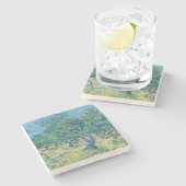 ビンセント・ヴァン・ゴッホ – オリーブグローブ ストーンコースター (横)