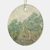 ビンセント・ヴァン・ゴッホ – オリーブピッキング セラミックオーナメント (左)