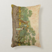 ビンセント・ヴァン・ゴッホ – オリーブ狩り女性 アクセントクッション (正面(垂直))